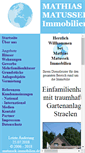 Mobile Screenshot of matussek-immobilien.de